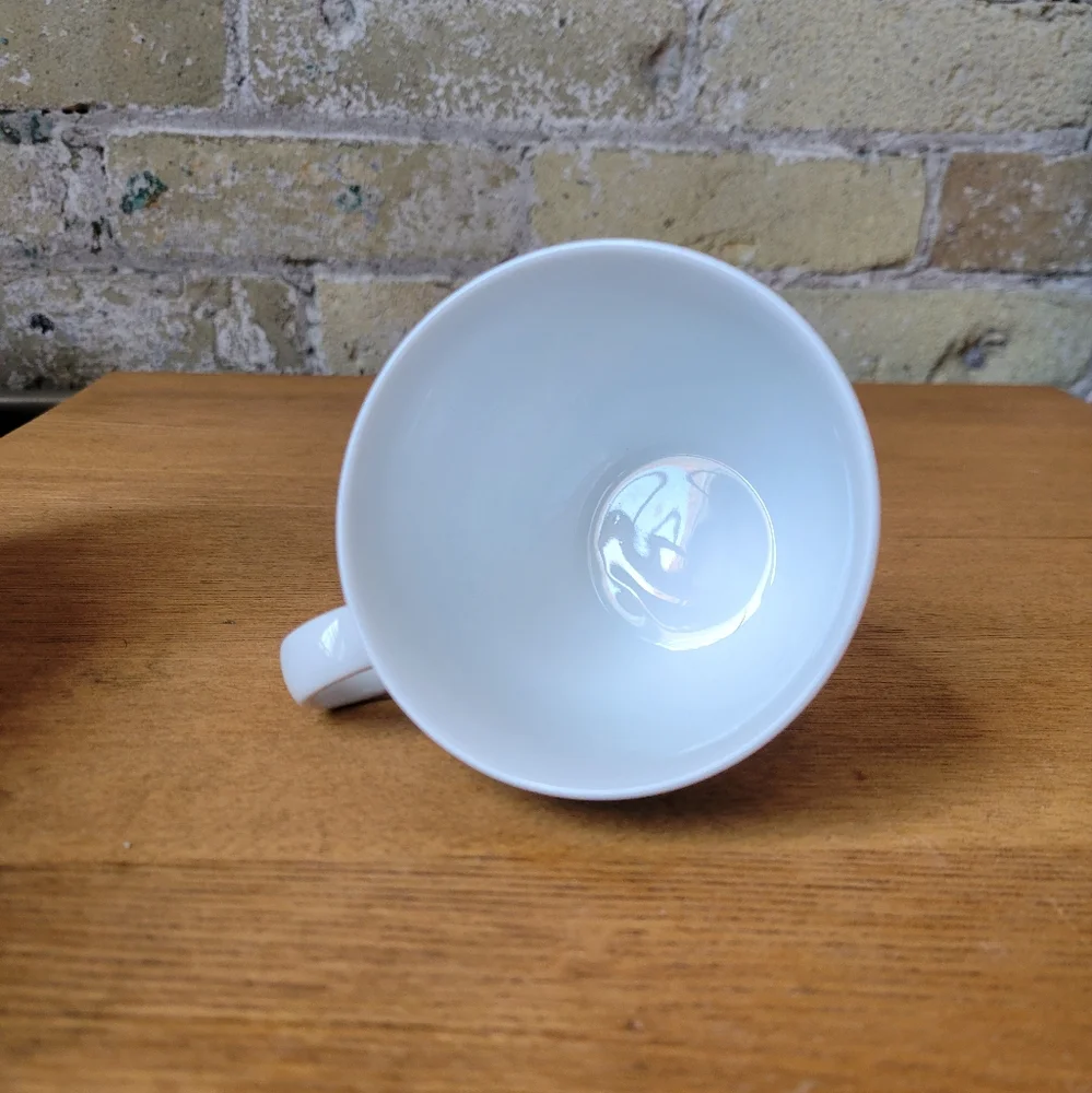Crate&Barrel 'Coffee' Cup Porcelain Graphic Print, 10oz